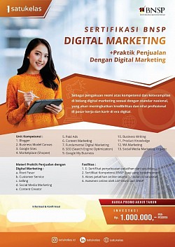Sertifikasi BNSP Digital Marketing