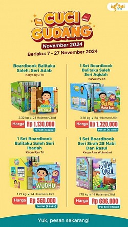 Cuci Gudang Murah Boardbook