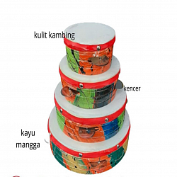 Alat Musik Rebana isi 4 Rp 330.000 (Harga Termasuk Pajak)