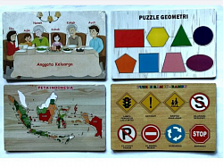 Set PUZZLE Isi 12 pcs (ada 4 Item Puzzle) Rp 648.000 (Harga Sudah Pajak)