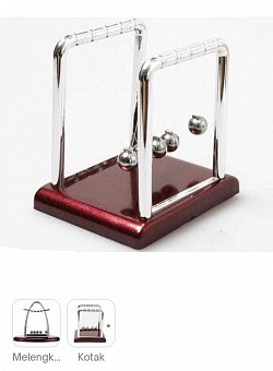Peraga Praktikum Fisika Bandul Pendulum Newton Rp 35.000